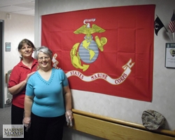 two Marine moms