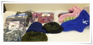 scarves, beanies, and slippers