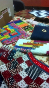 quilts, scarves, afghan