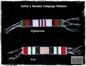 GSM Cathy's Beaded Campaign Ribbons