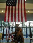 Corpsman statue in bldg 10