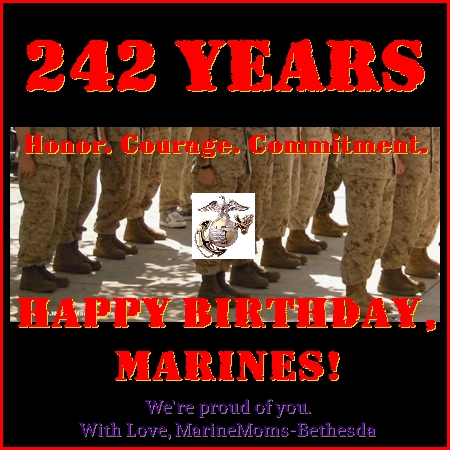 242 Years, Happy Birthday Marines!