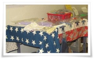 Stars and Bars Forever and the niftie-giftie table